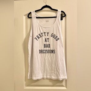 Lane Bryant White Sleeveless Tank 22/24